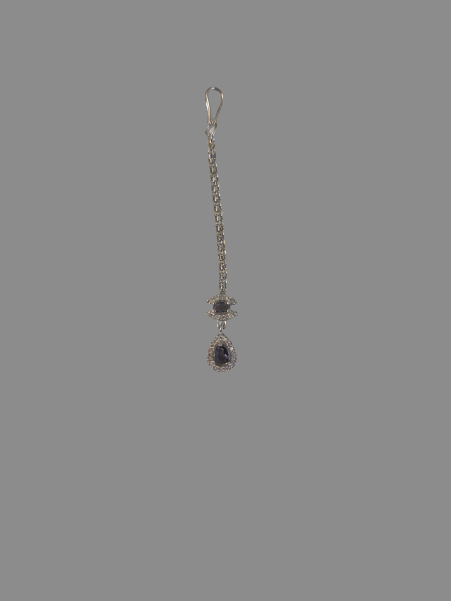 Royal Amethyst Teardrop Necklace & Earrings | Luxury Jewellery Set