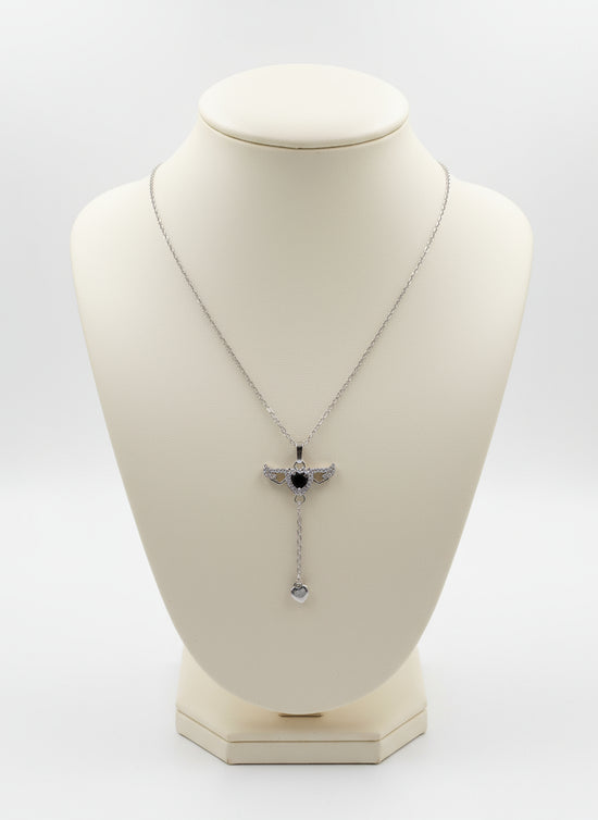 Elysian Wings Heart Pendant Necklace