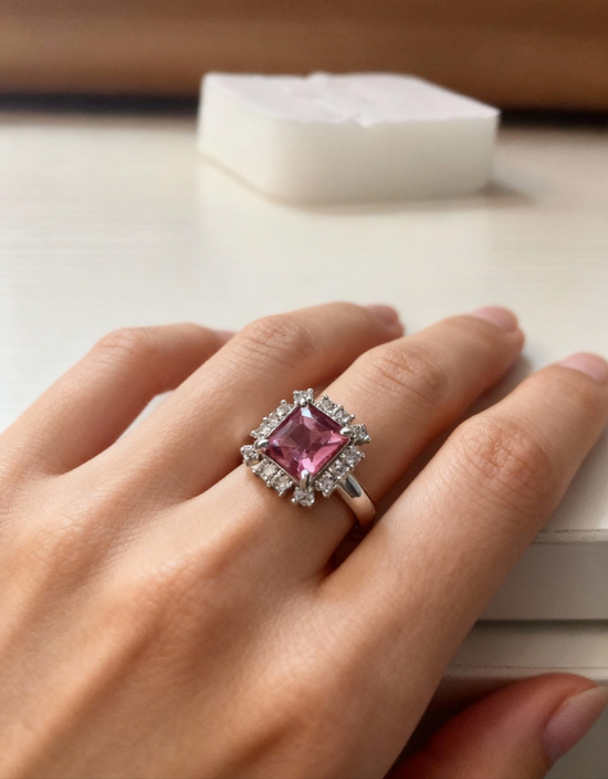 Luxe Radiance Halo Flexible size Ring Collection - 6 Colours