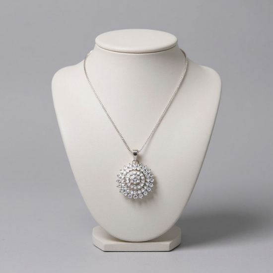 Celeste Halo Statement Necklace